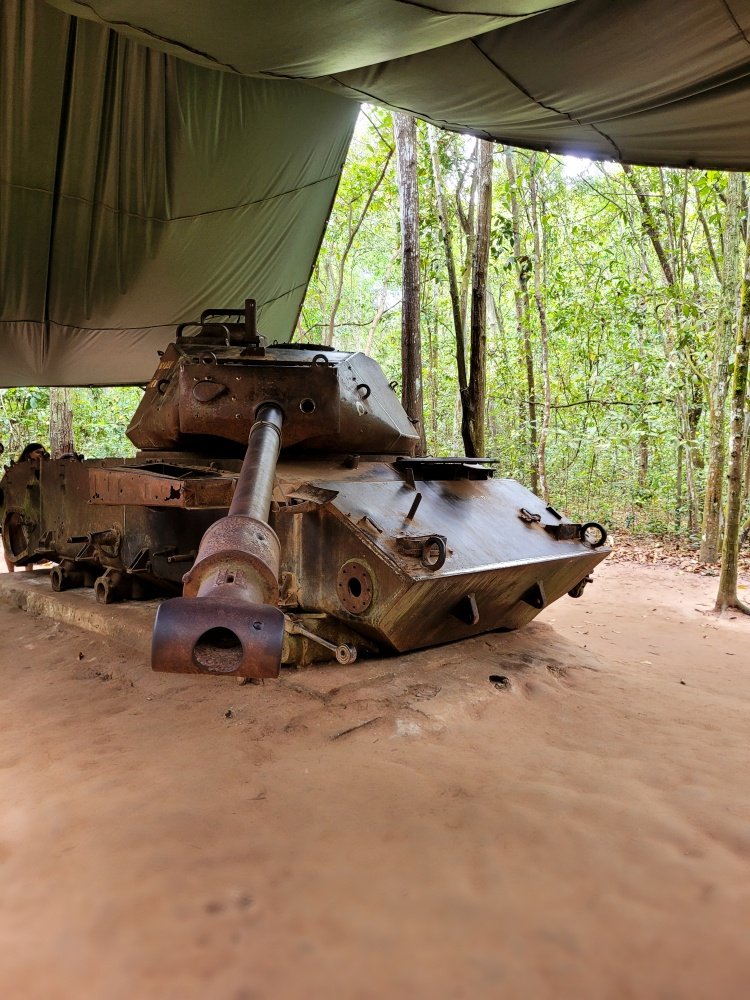 Half-Day Tour Of Cu Chi Tunnels | Ho Chi Minh City 700000 | Vietnam M41 Tank | Greenmilestravel.com half-day-tour-of-cu-chi-tunnels-ho-chi-minh-city-700000-vietnam-m41-tank