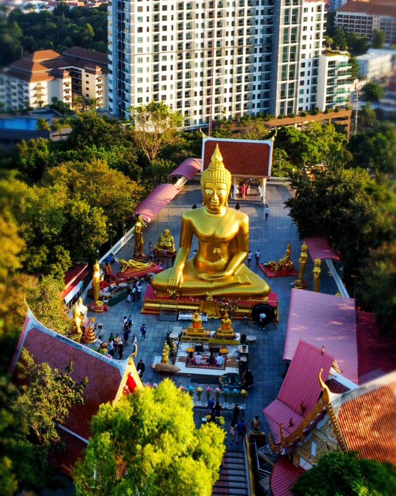 Tour du lịch Thái Lan 5 ngày 4 đêm | Bangkok - Pattaya Wat Phra Yai | Greenmilestravel.com tour-du-lich-thai-lan-5-ngay-4-dem-bangkok-pattaya-wat-phra-yai